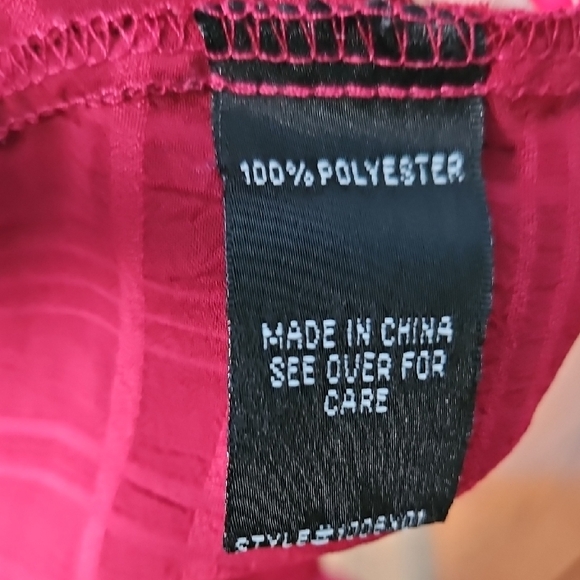 DELETING SOON! A. Byer Maroon Red Cut Out Women's Top - Picture 9 of 9